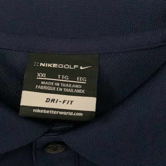 SNICKERS Nike Golf Polo Men’s XXL Mars Wrigley Confectionery Navy - Picture 5 of 7